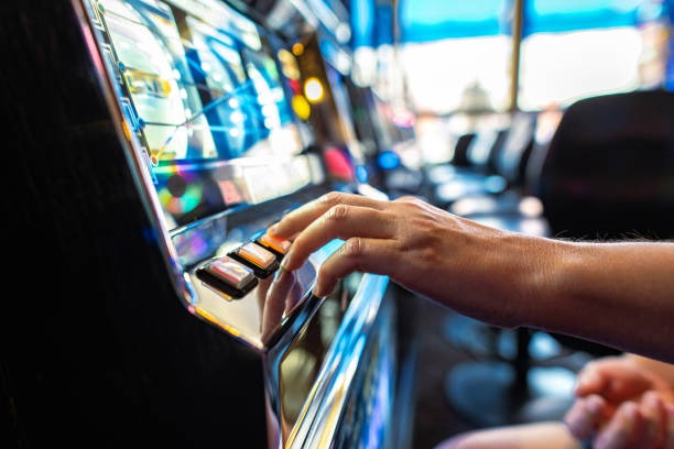 Red Tiger slot game interface showing five reels, paylines, and bonus feature indicators